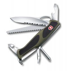 Нож  Victorinox Delemont RangerGrip 178, 130 мм, зелений / чорний (0.9663.MWC4)