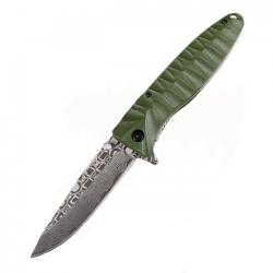 Картинка Нож Ganzo G620g-2 зеленый травление