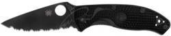 Картинка Нож Spyderco Tenacious Black Blade FRN , серрейтор