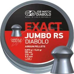 Картинка Пули пневм JSB Diablo Exact Jumbo RS 5,52 мм 0,870 гр. (500 шт/уп)
