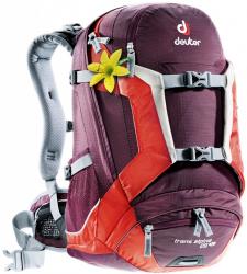 Картинка Рюкзак Deuter Trans Alpine 26 SL цвет 5522 aubergine-fire