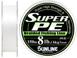 Картинка Шнур Sunline Super PE 150м (бел.) 0.148мм 8LB/4кг