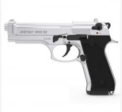 Картинка Стартовый пистолет Retay Mod.92 , рама-чёрная, корпус-сатин
