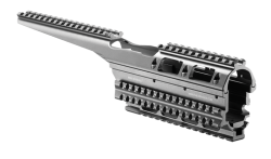 Цевье LHB X-47 для AK 47/74 с планками Weaver/Picatinny. Материал - алюминий. Цвет - черный (2410.00.02)