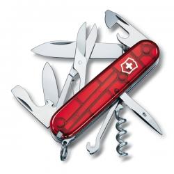 Картинка Нож Victorinox Swiss Army Climber  прозор.червоний