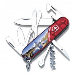 Картинка Нож Victorinox Swiss Army Matterhorn,прозор.червоний
