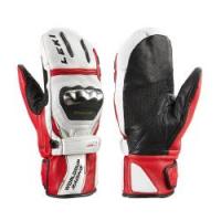 Варежки Leki WC Racing Titanium S mitten white-red-black 8